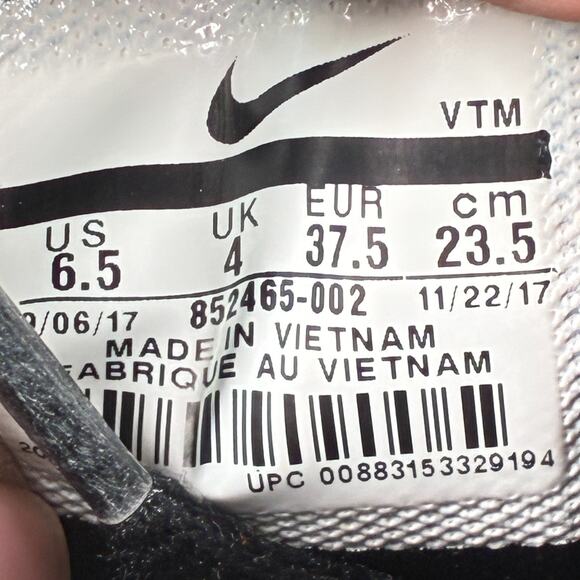 Nike Air Max Sequent 2 Black White Running Shoes 852465-002 Women’s Size 6.5 - Picture 9 of 10